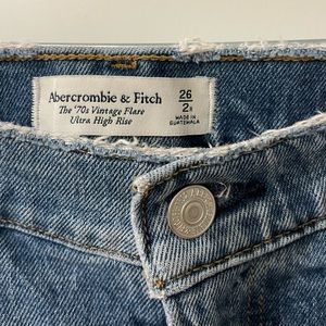 Abercrombie 70s vintage flare ultra high-rise